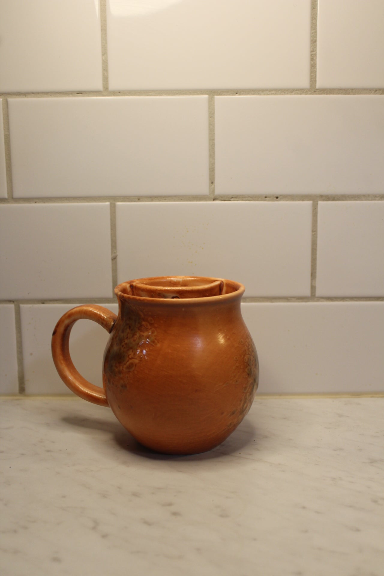 Coffee Mug with Tea Bag Holder