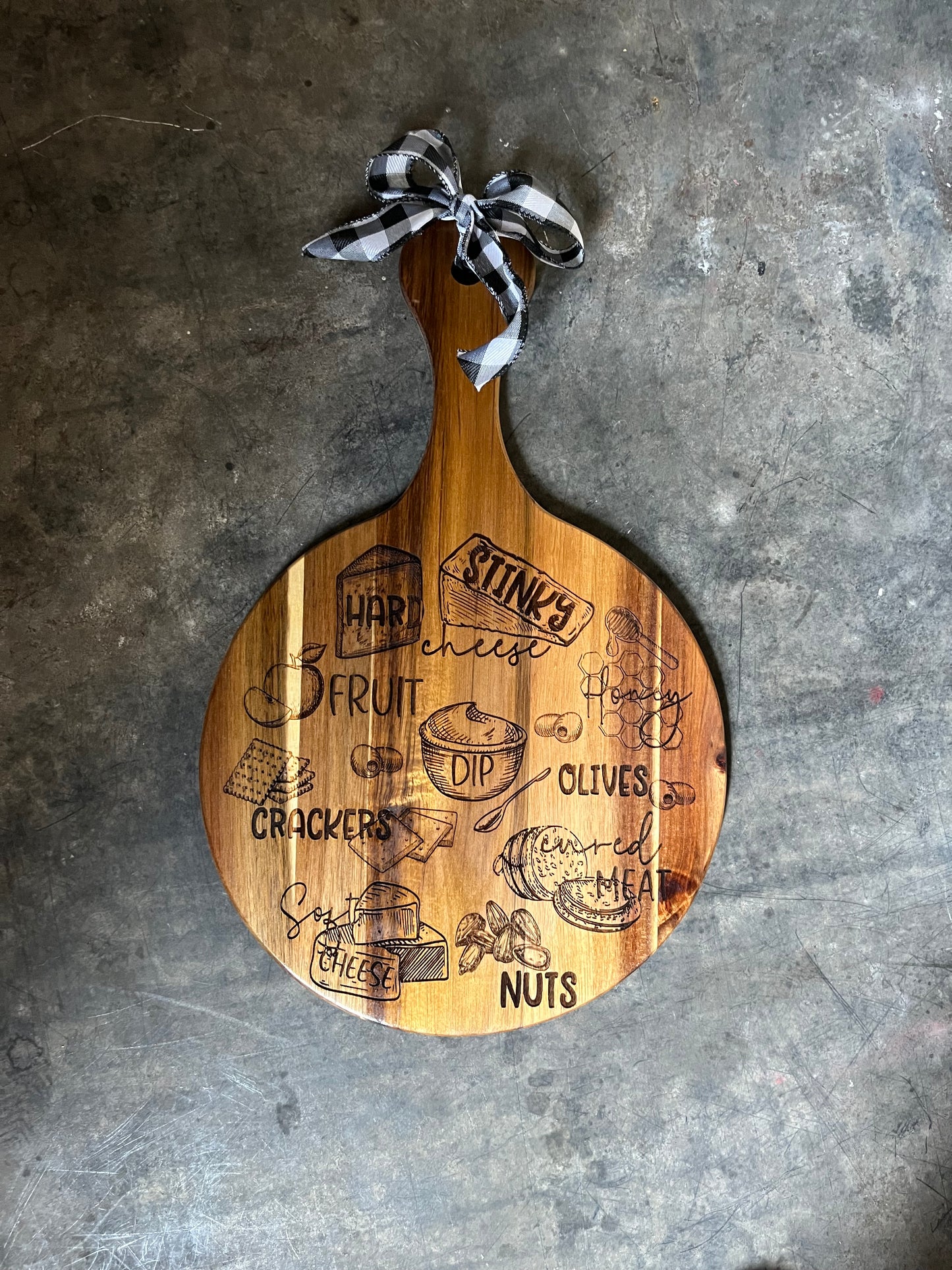 Engraved Charcuterie Board