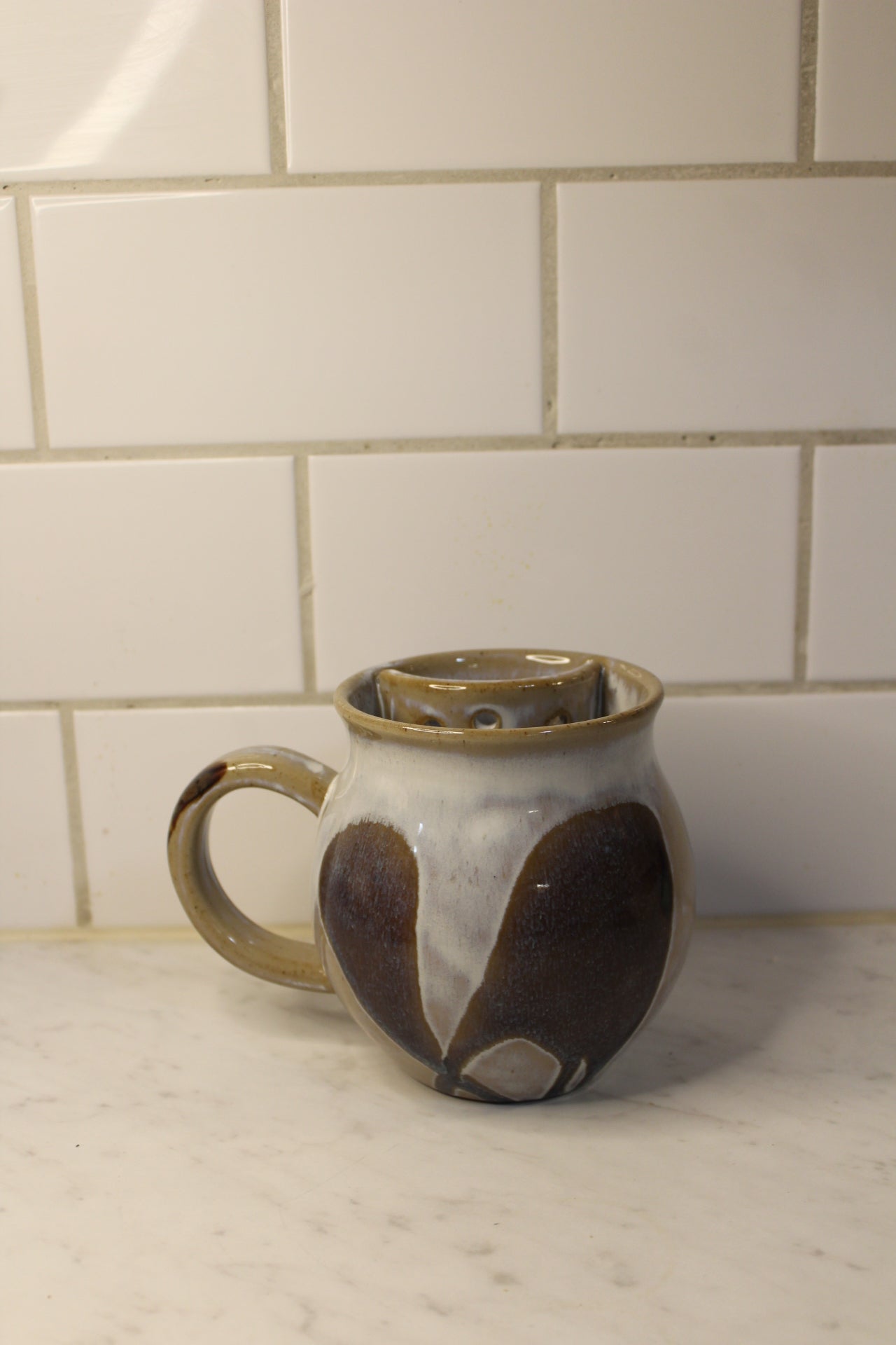 Coffee Mug with Tea Bag Holder