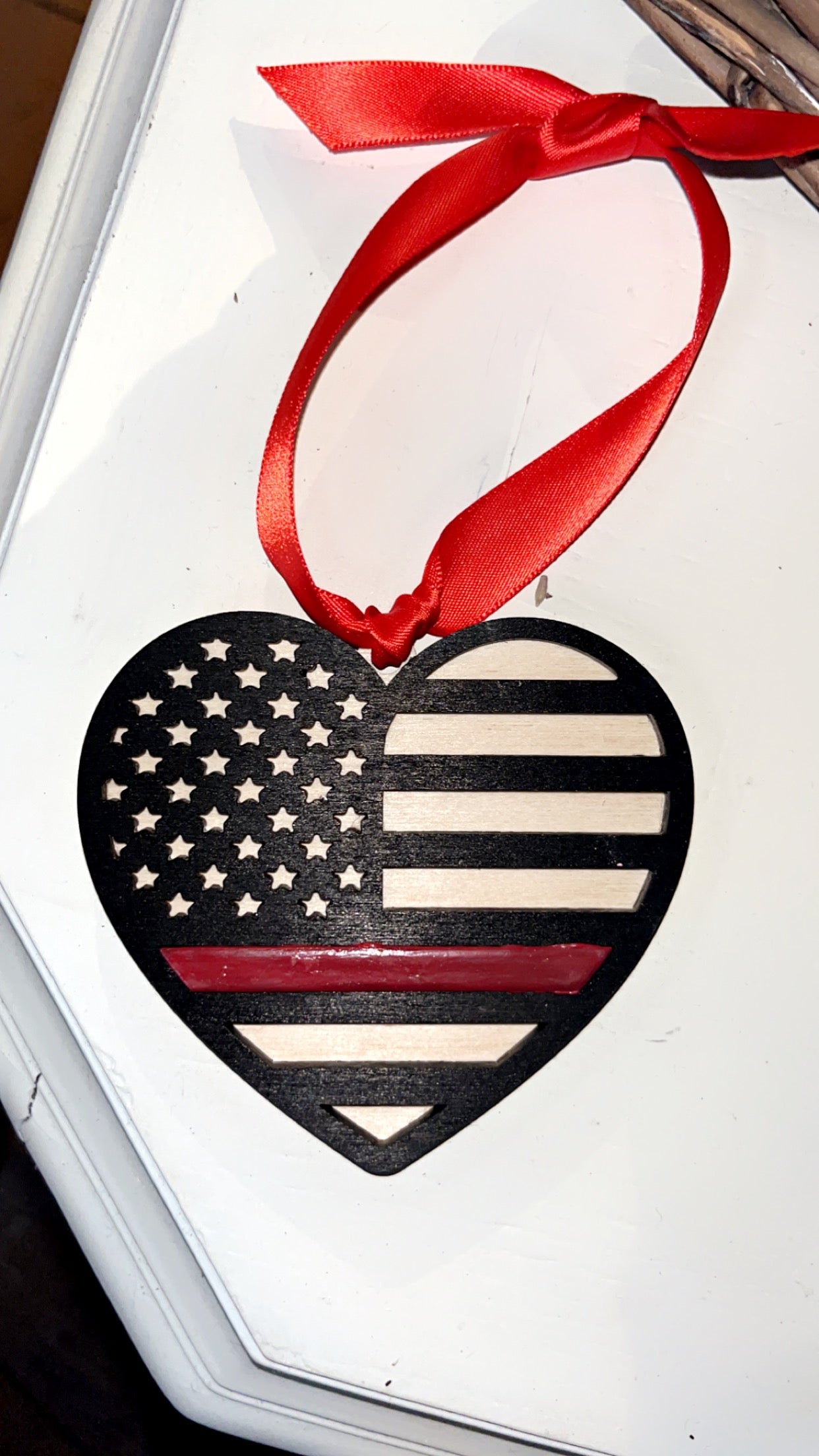 Firefighter Car Charm / Ornament