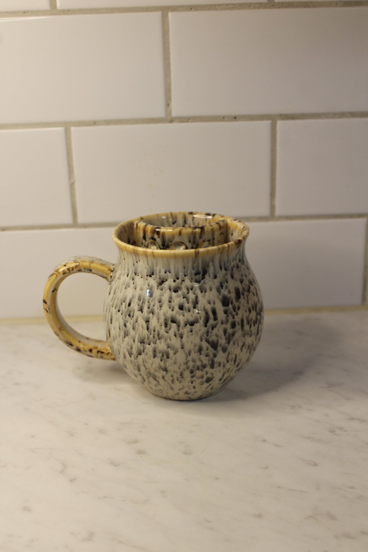 Coffee Mug with Tea Bag Holder