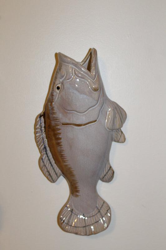 Pottery Fish Wall Hanging Vase