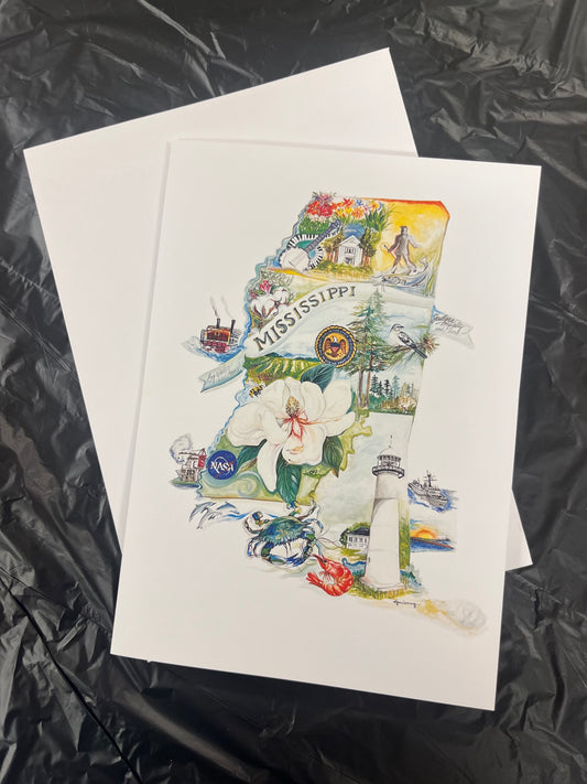 Mississippi Notecards- 10 pack