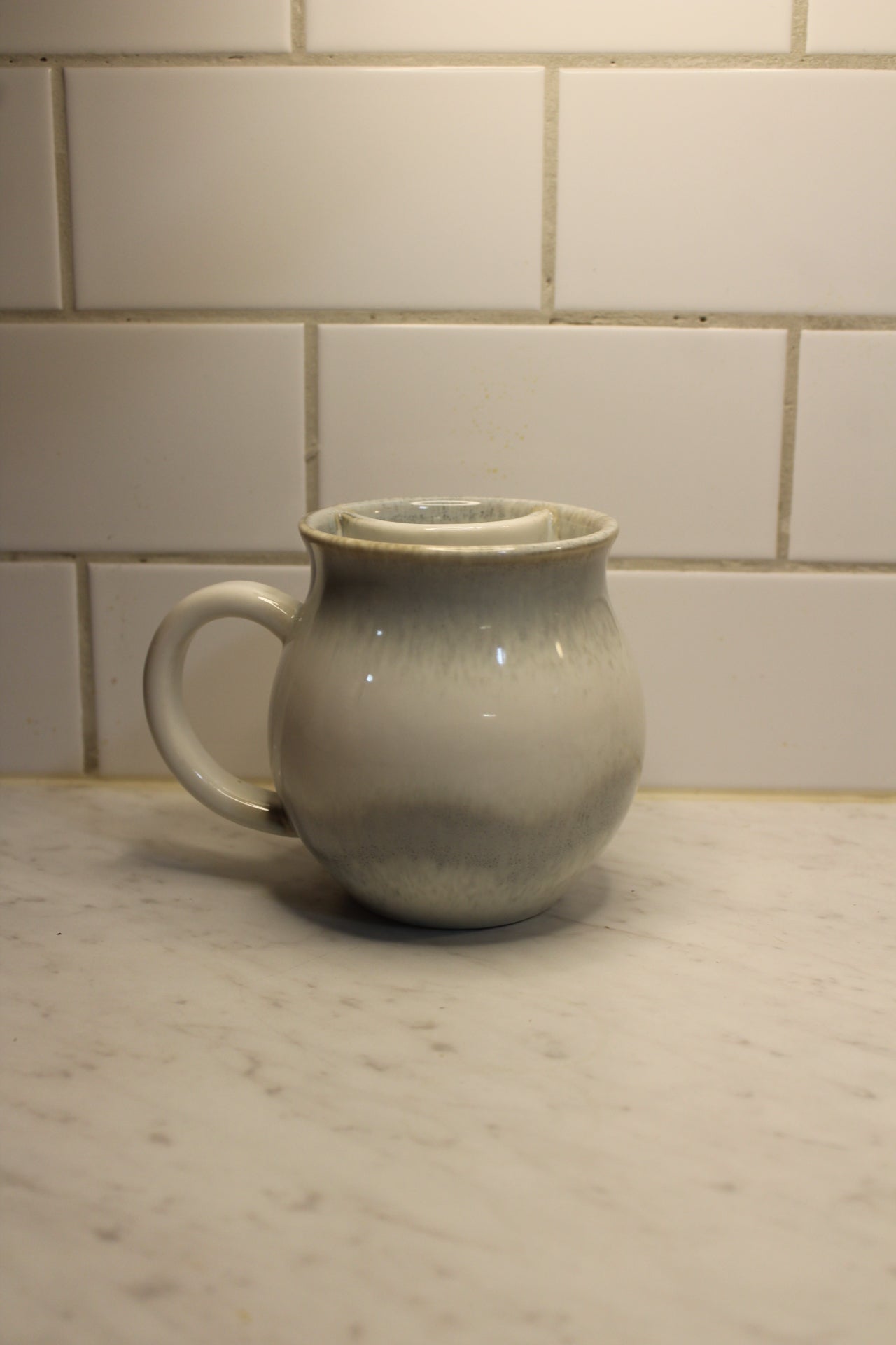 Coffee Mug with Tea Bag Holder