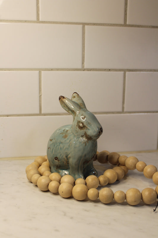 Distressed Blue Bunny