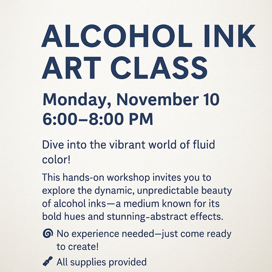 Alcohol Ink Class (Nov 10)
