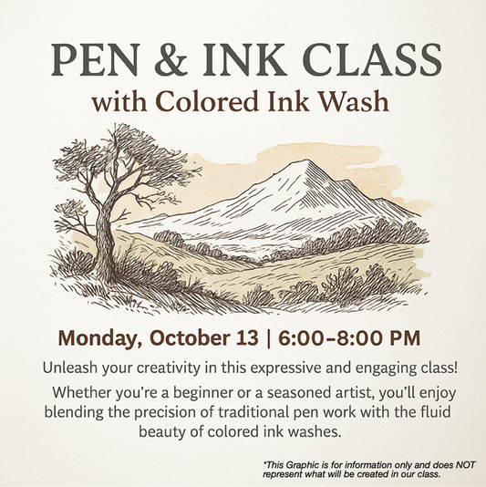 Pen & Ink with Ink Wash  (Oct 13)
