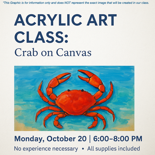 Acrylic - Crab Canvas